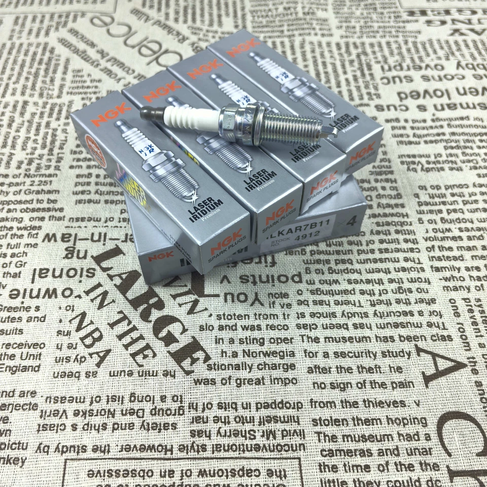 4 PCS 4912 Laser Iridium Spark Plugs ILKAR7B11 for Corolla Pontiac ngk - Imagem 2 de 2