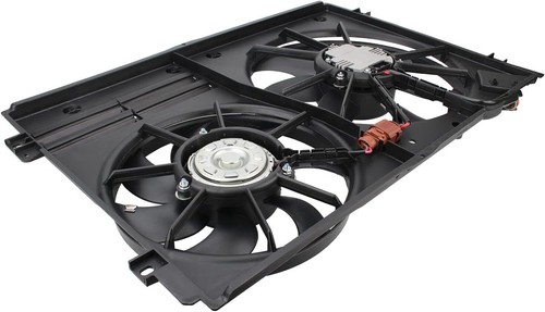 AUTOKAY Radiator Cooling Fan, Radiator Condenser Fan for Volkswagen Jetta Beetle - Picture 6 of 8