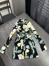 Free People Floral Dress Youth Size XS Button Up Long Sleeve