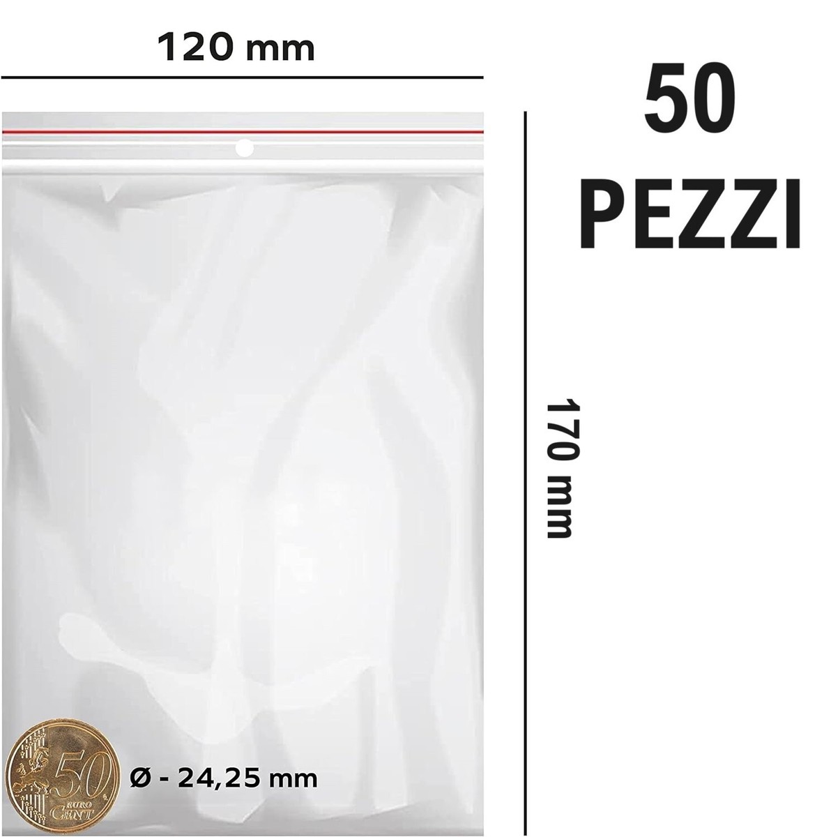 1000 6x9 Clear Plastic Reclosable Bags 2 Mil - Foto 9