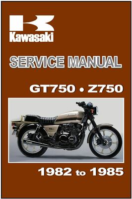 KAWASAKI Workshop Manual GT750 Z750 Shaft 1982 1983 1984 & 1985