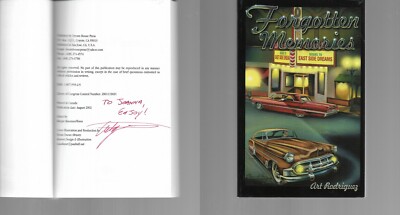Forgotten Memories SIGNED Art Rodriguez / Trade Paperback Biography RARE
