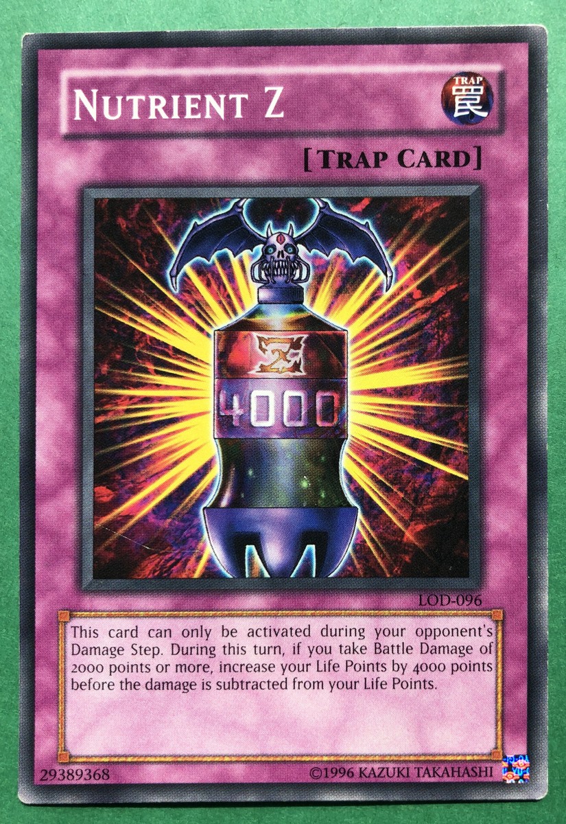 Yugioh! Nutrient Z Card (LOD-096) | eBay Yugioh! Nutrient Z Card (LOD-096) | eBay