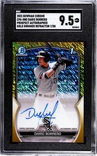 2023 Bowman Chrome 1st | Gold Shimmer SP #/50 Autograph | DARIO BORRERO #CPA-DBO