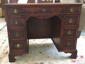 High End Antique Kittinger Furniture Burled Walnut Chippendale High End Antique Kittinger Furniture
