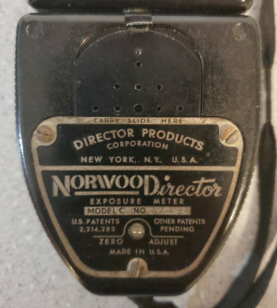 Vintage Norwood Director Model C Exposure Meter w/ Leather Case | eBay
