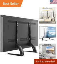Sturdy Tabletop TV Stand for 22-65 Inch TVs, Max VESA 800x500mm Compatibility