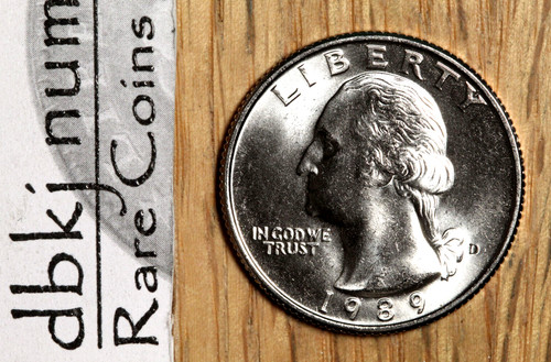1989 D Washington Quarter 25¢ - BU - Choice to Gem Uncirculated