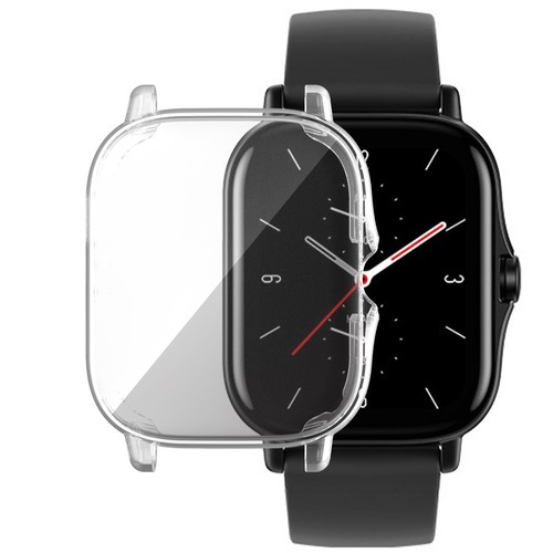 Soft TPU Full Cover Case For Amazfit GTS 2 Protective Bumper Screen Protector - 第 9/19 張圖片