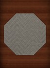 Gray Transitional Hand Hooked Stripes Chevrons Zig Zags Area Rug Striped DV4