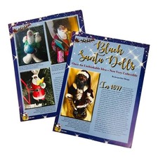 Vintage Black Santa Dolls History Article 9 Pages African American Christmas
