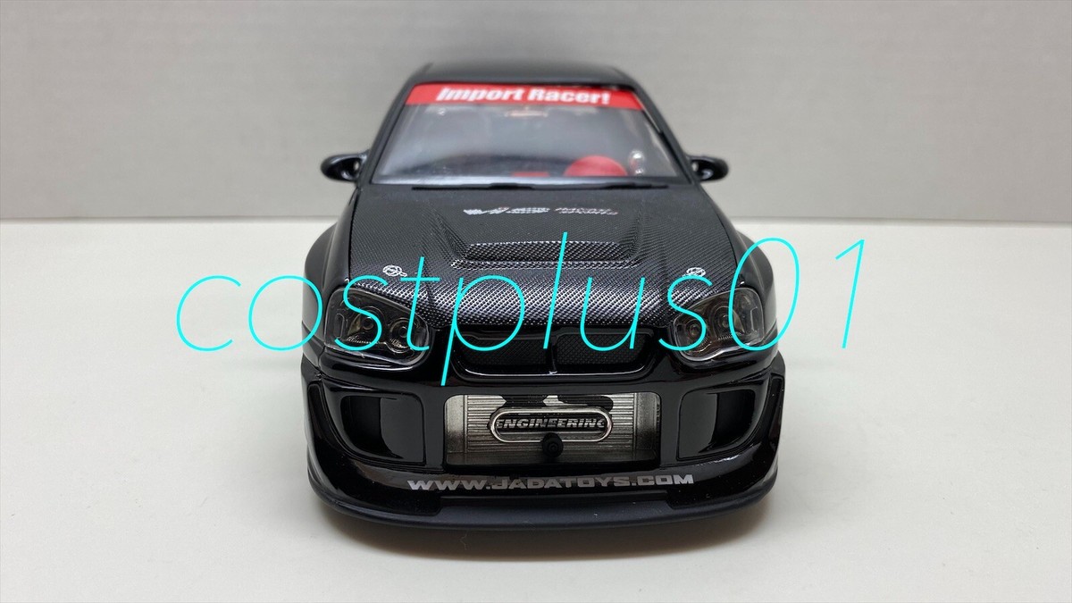 絶版1/18 Jada IMPORT RACER IMPREZA WRX STi Jada Toys IMPORT Racer Diecast Tuners 1 18 Scale Car Subaru