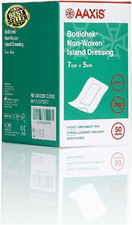 Non-Woven Island Dressings 7 Cm X 5 Cm Size 50 Pack