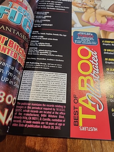 ILLUSTRATED MAGAZINE Taboo #4 2012 Comic Graphic Novel Rare - Picture 5 of 6