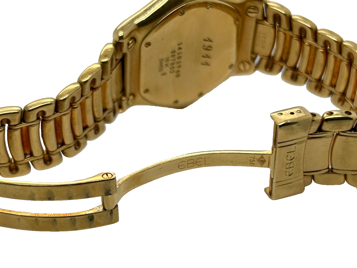 EBEL 18K Yellow Gold Watch 1911 Diamond bezel | eBay EBEL 18K Yellow Gold Watch 1911 Diamond bezel | eBay