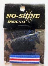 NO-SHINE INSIGNIA RESERVE OVERSEAS TRAINING RIBBON -VINTAGE!