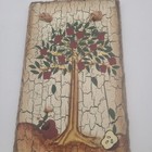 Glass Apple Tree Plaque