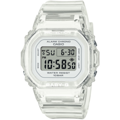 【新品/BABY-G】CASIO BGD-565US-7JF CASIO BABY-G BGD-565US-7JF Square Design Digital Watch Clear White