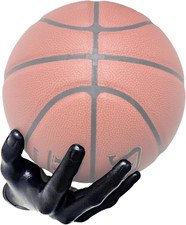 Basketball Holder, Hand Sculpture Ball Holder Wall Mount Art Decor Stand Storage