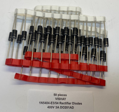 ALKOY 100PCS 1N5404 IN5404 Diodo Raddrizzatore 3A 400V - Foto 5