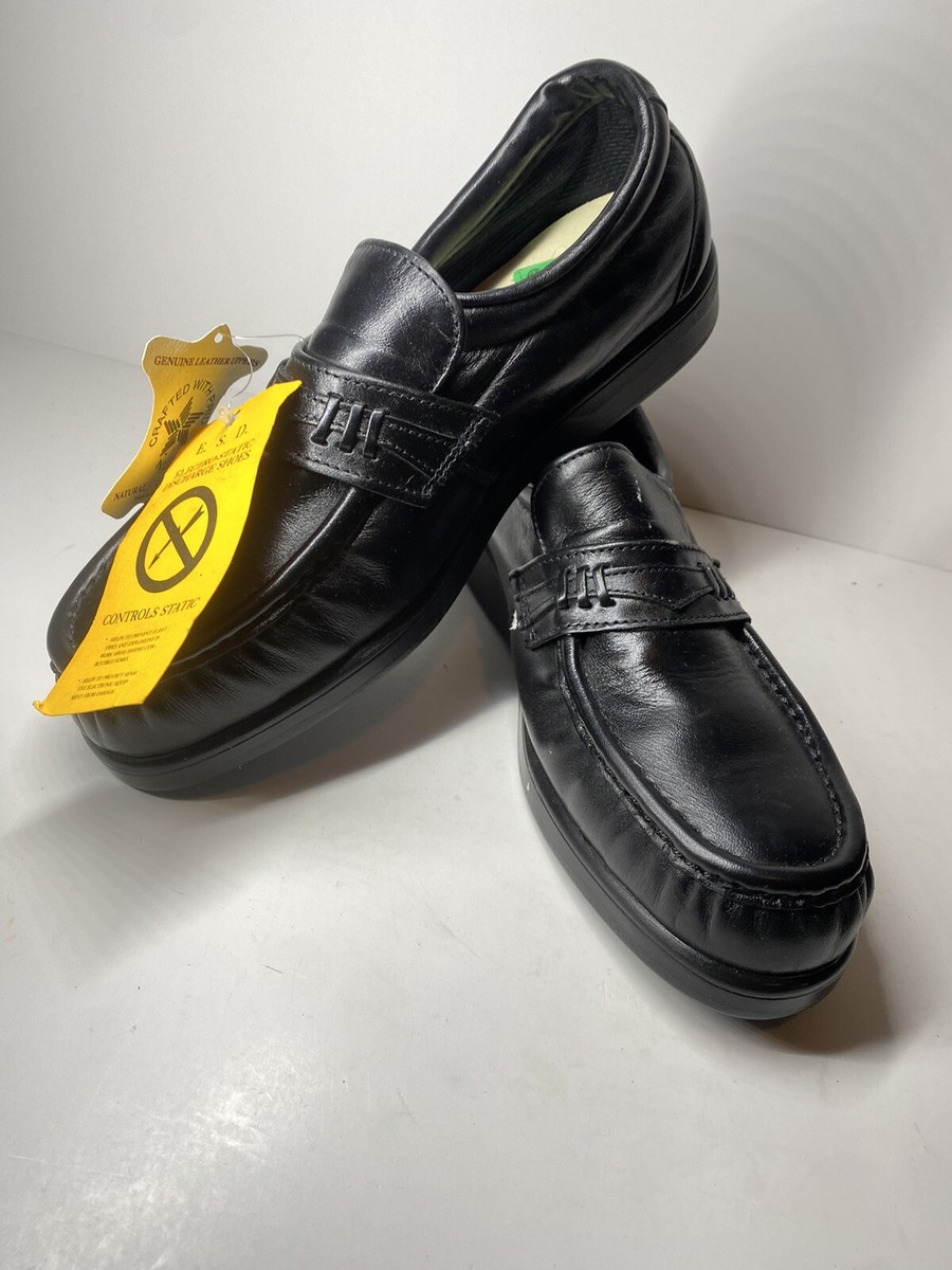 Vintage IRON AGE Steel-toe loafers Size 8 M Electro-Static loafers