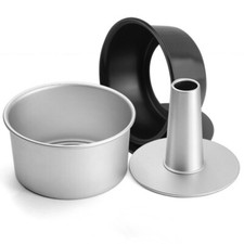 6/8 Inch Aluminum Hollow Chiffon Cake Mold Nonstick Angel Food Cake Pan DIY