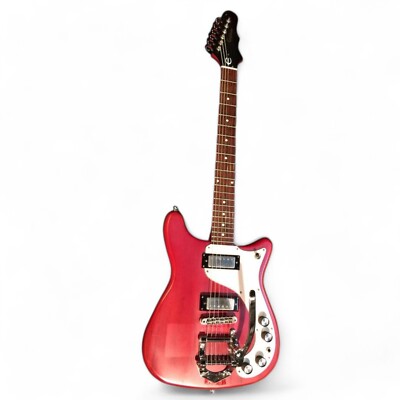 Epiphone Wilshire '66 Worn Cherry Mini HH Bigsby Modified