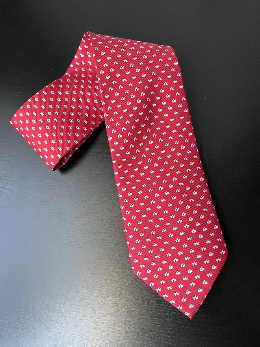 Ferragamo red cheap tie