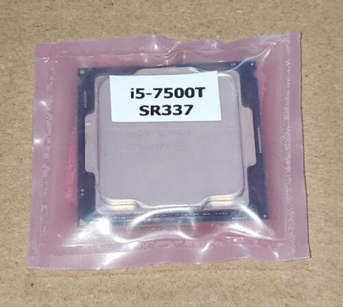 INTEL CORE i5-7500T QUAD-CORE 2.7GHZ 6MB LGA1151 CPU DESKTOP PROCESSOR SR337