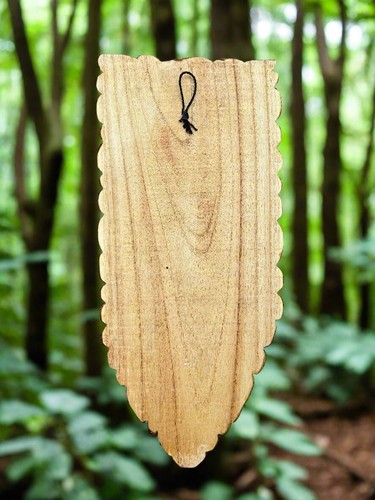 Decoración de pared de madera Green Man tallada a mano árbol espíritu 21" x 9" - Imagen 6 de 6