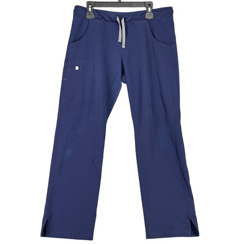 FIGS Technical Scrub Pants Womens Large Medical Nurse Navy Blue