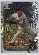 2022 Bowman Draft Chrome Sparkle Refractor Robert Moore #BDC-131 1u6