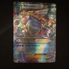 Pokémon M Blastoise EX 30/146 XY Mega Evolution Holo Rare EX 220 HP Card