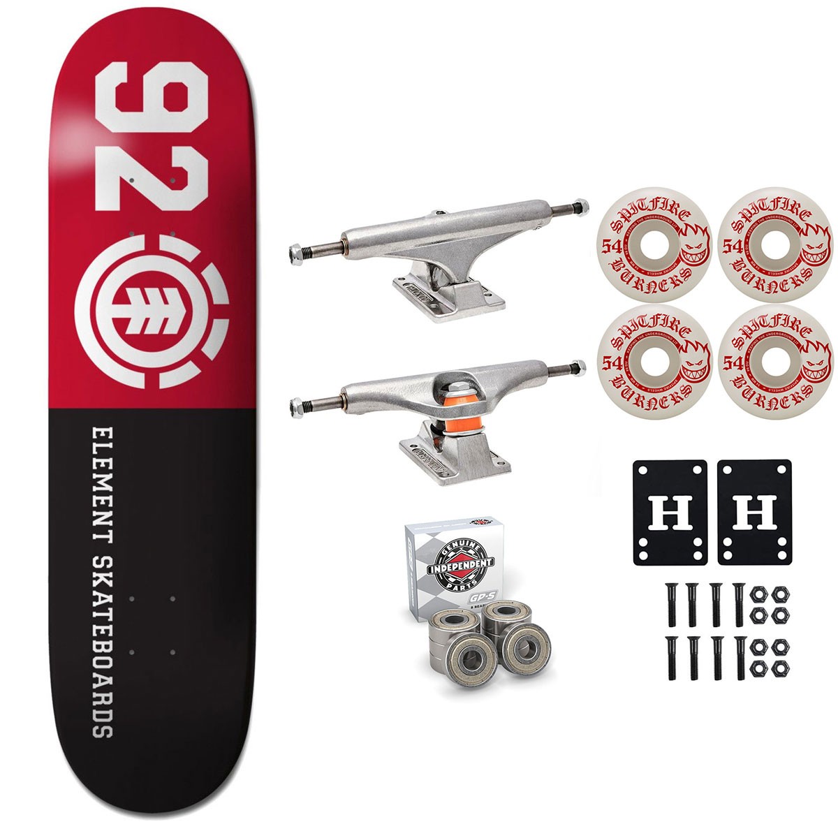 Element Skateboard Independent Spitfire Premium Complete Assembly Kit