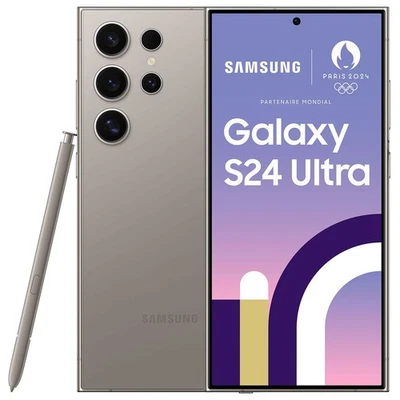 SAMSUNG Galaxy S24 Ultra 5G 512 Go Gris Reconditionné Etat correct - Photo 1/4