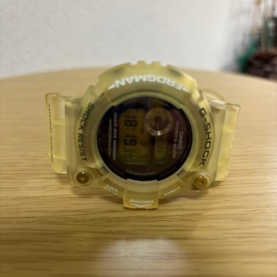 Casio G-Shock Frogman GW-225E Skeleton Gold 25th Anniv Used G311