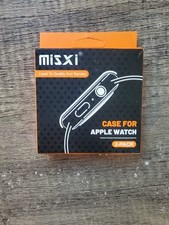 2 PACK Apple WATCH CASE MISXI FOR SERIES 11/10 42MM, TRANSPARENT