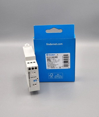Finder 83.01.0.240.0000 Multifunktions Zeitrelais 16A 24-240V AC DC Typ83.01 NEU