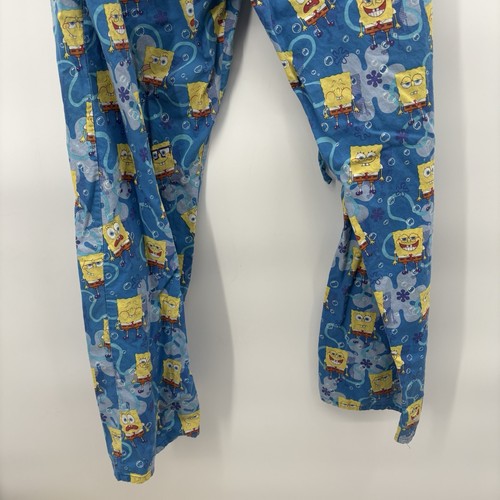 Vintage Nikelodeon Spongebob Squarepants Scrub Pants/Top Set Unisex Size X-Large - Picture 10 of 10
