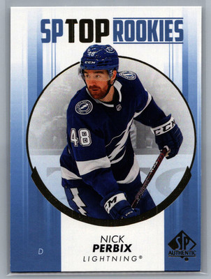 2022-23 SP Authentic - Top Rookies Nick Perbix #TR-48 Blue (RC) 
