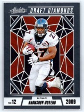 2024 Panini Absolute Draft Diamonds #DD-KMO Knowshon Moreno - Denver Broncos