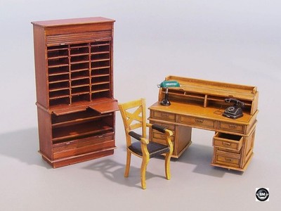 Plus Model Office Furniture Büro Möbel Diorama 50 Resin Teile 1:35 Art. 163