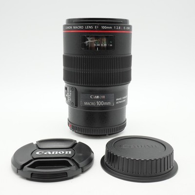 EXC- Canon EF 100mm f/2.8L Macro IS USM Lens #463