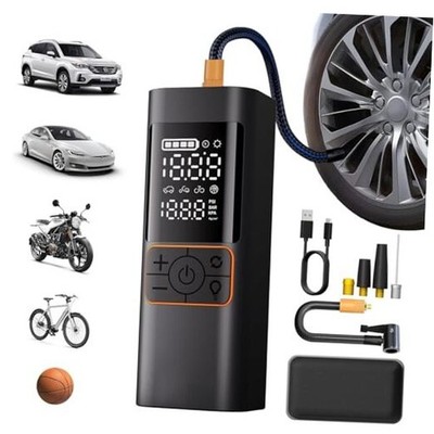 Cordless Tire Inflator 6000mAh, Portable Air Compressor with Digital Pressure