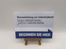 Olympus Stylus 300 / 400 Numérique Mju 300 / 400 Numérique Manuel En Allemand