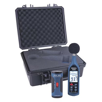 Reed Instruments Data Logging Sound Level Meter and Calib R8080-KIT Reed