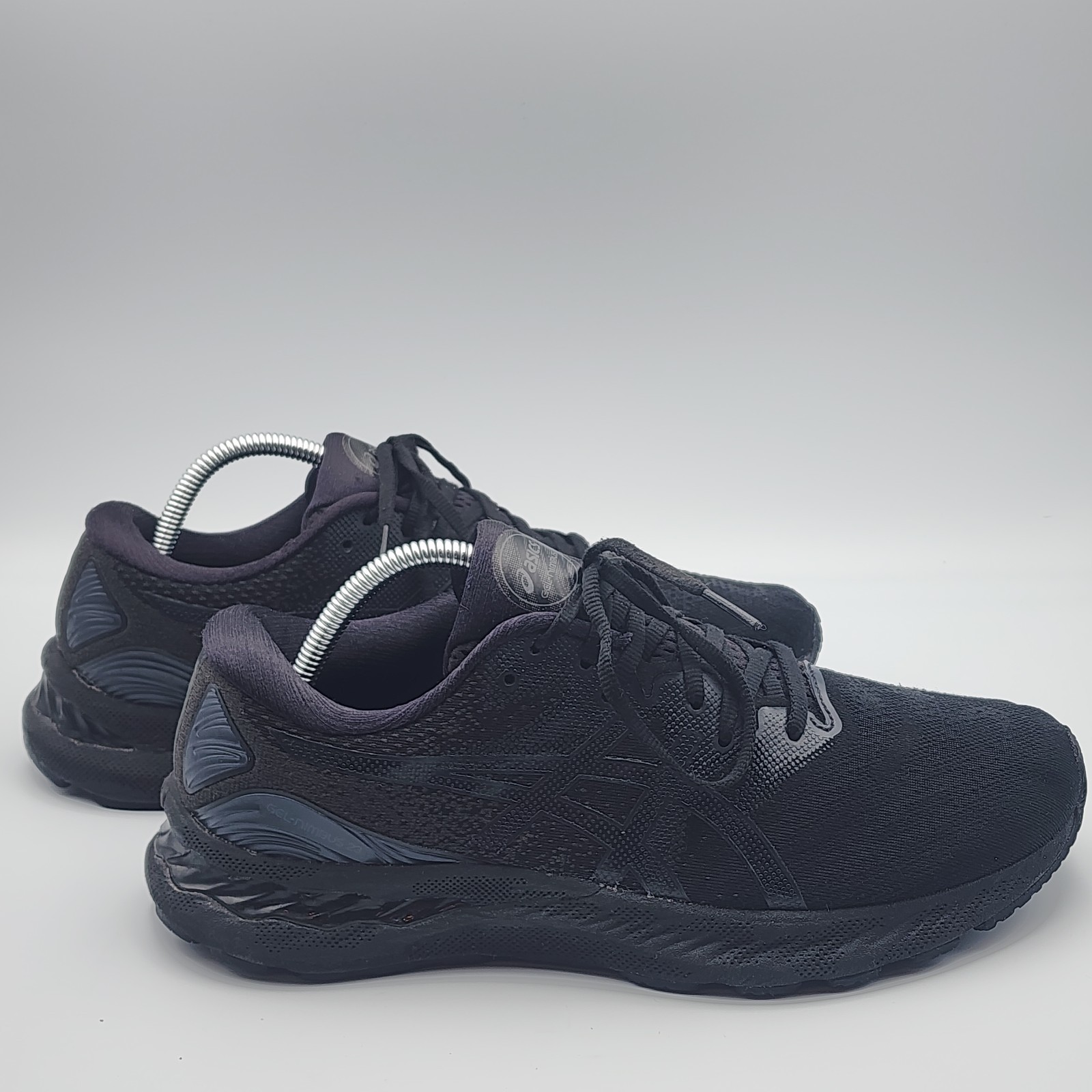 ASICS Men's Gel Nimbus-23 Running Shoes Clear Blue/Gunmetal, Size 9.5 US thumbnail 3