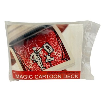 Magic Makers Magic Cartoon Deck Trick Playing Cards Made in USA UPC 714447667992