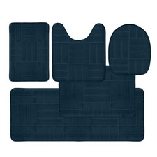 Bathroom Rug Set 5 Piece - Memory Foam Bathroom Mat Set, Soft and Comfortable...