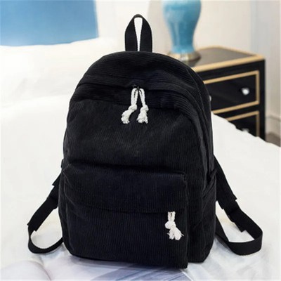 Cord Damen Rucksack Schulrucksack Umhängetasche Unisex Klassisch Campus